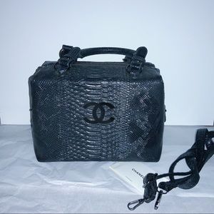 Chanel Snake Skin Handbag